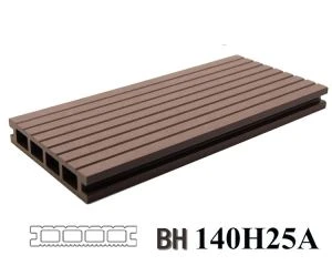 Holle composiet plank van Indonesisch hardhouten terrasmateriaal